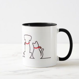 Caneca Gato Sonolento Precisa de Café Meme