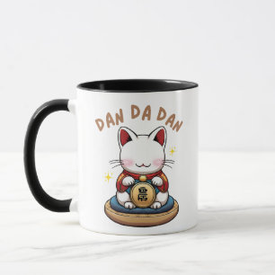 Caneca Gato Turbo-Avó Dandadan - Desenho De Manga Anime B