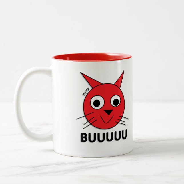 Caneca Gato Vermelho By PA (Esquerda)