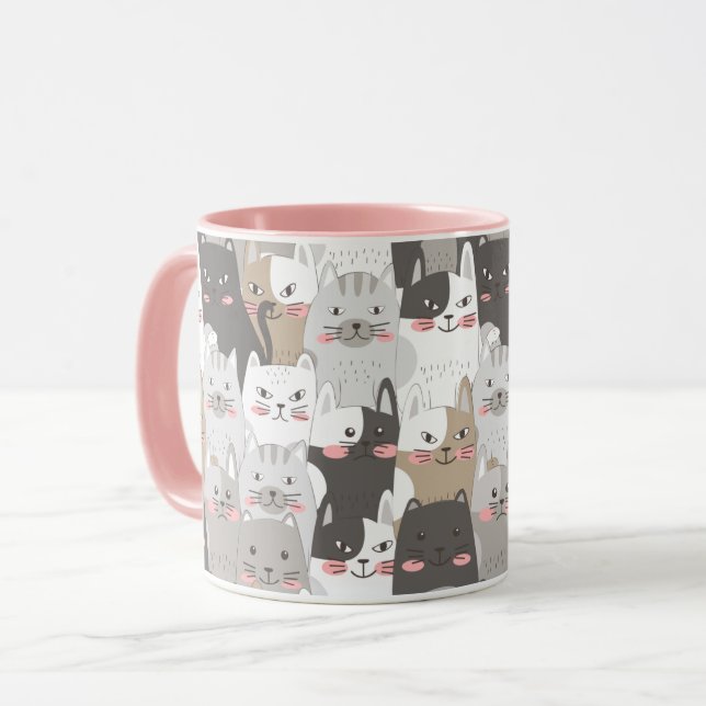 Caneca Gatos (Frente Esquerda)
