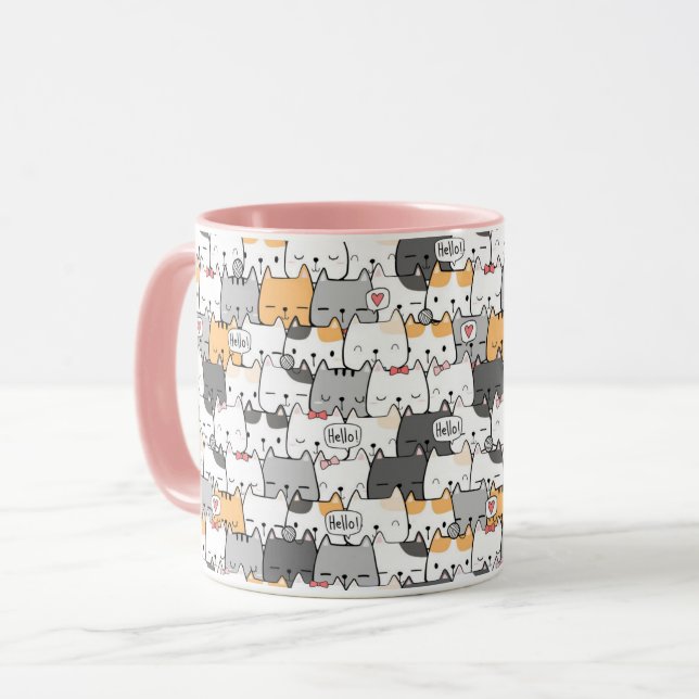 Caneca Gatos (Frente Esquerda)