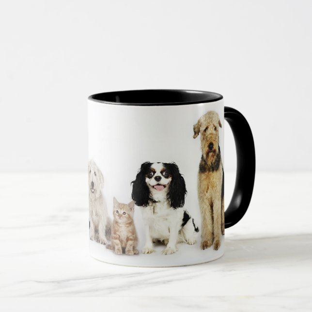 Caneca Gatos & cães (Frente Esquerda)