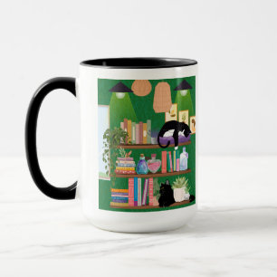 Caneca Gatos da livraria
