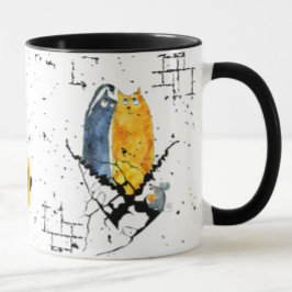 CANECA GATOS DE GRUNGE NA SUCURSAL