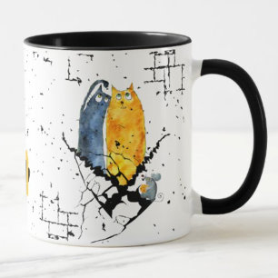 CANECA GATOS DE GRUNGE NA SUCURSAL
