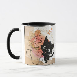 Caneca Gatos e café... meu Furrvorite! :) Bonita, Engraça