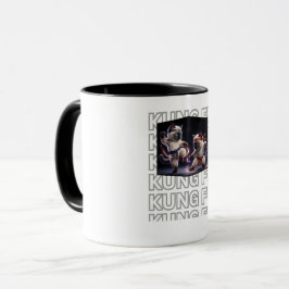 Caneca Gatos Épicos de Kung Fu Artes Marciais