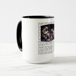 Caneca Gatos Épicos de Kung Fu Artes Marciais