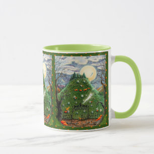 CANECA GATOS FANTASMAS EM NINO CEMETÉRIO DE VIDA, ARTE PE