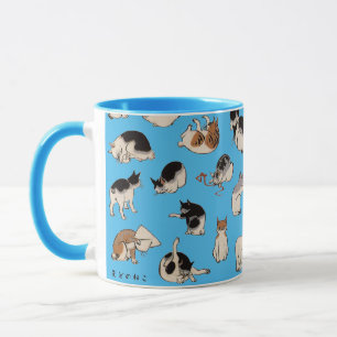 Caneca Gatos Japoneses, Hiroshige, Ukiyo-e