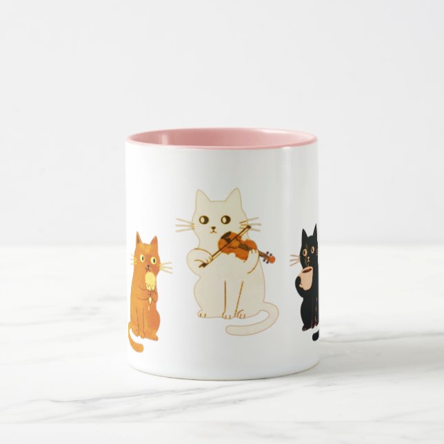 Caneca Gatos Musicais  (Centro)