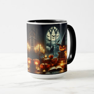 Caneca Gatos Negros, Lanternas e Bats