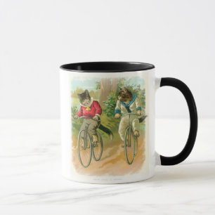 Caneca Gatos que montam bicicletas