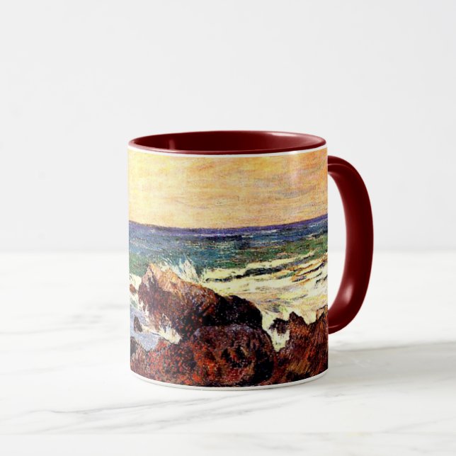 Caneca Gauguin - Rochas e Mar, (Frente Esquerda)
