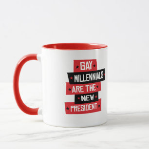 Caneca Gays Millennials são o Novo Presidente