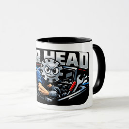 Caneca Gearhead Mechanics Mug