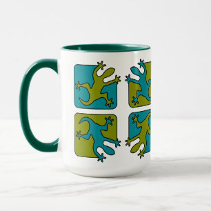 Caneca Gecko / Lizard mugs - escolha estilo, cor