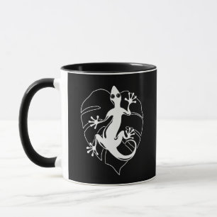 Caneca Gecko Lizard Silhouette