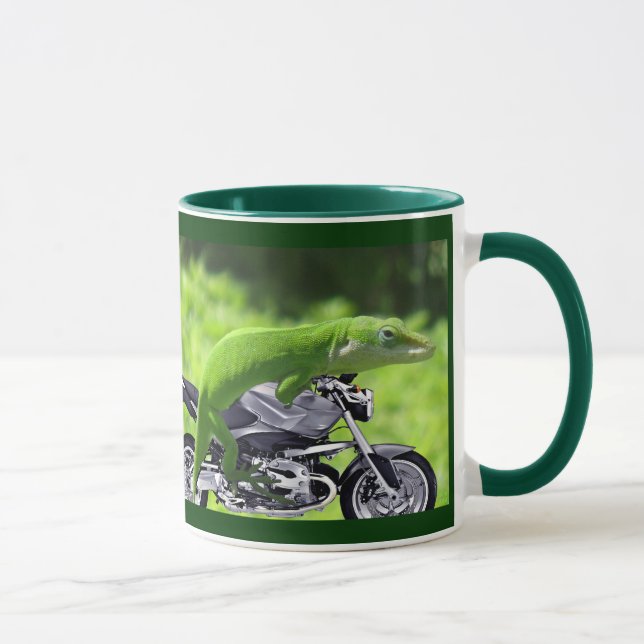 Caneca Gecko Rider Verde Havaiano (Direita)