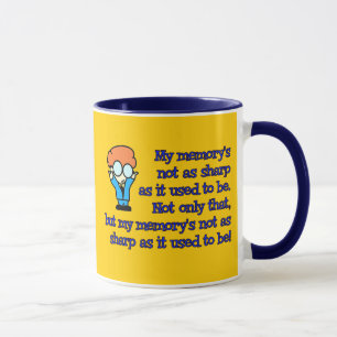 Caneca Geek da perda de memória