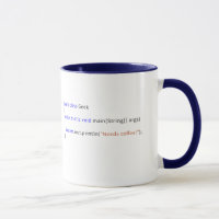 Caneca Geeky de Java para Devs