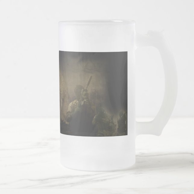 Caneca gelado preta do F (Direita)