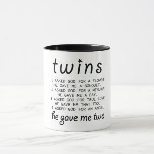 Caneca Gêmeos Fofos
