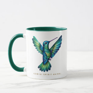 Caneca Gemini Spirit Animal Hummingbird Alebrije Male