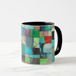Caneca Gemstone Inlay Olha Mosaico Mug Turquoise Opal