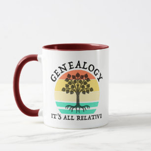 Caneca Genealogia - Tudo é Relativo