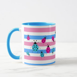 Caneca Gênero Bonito Revelam Ideias, Mug De Café De Dois 