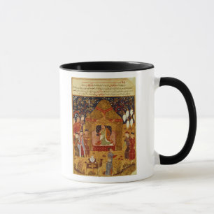 Caneca Genghis Khan em sua barraca pelo al-Ruído de