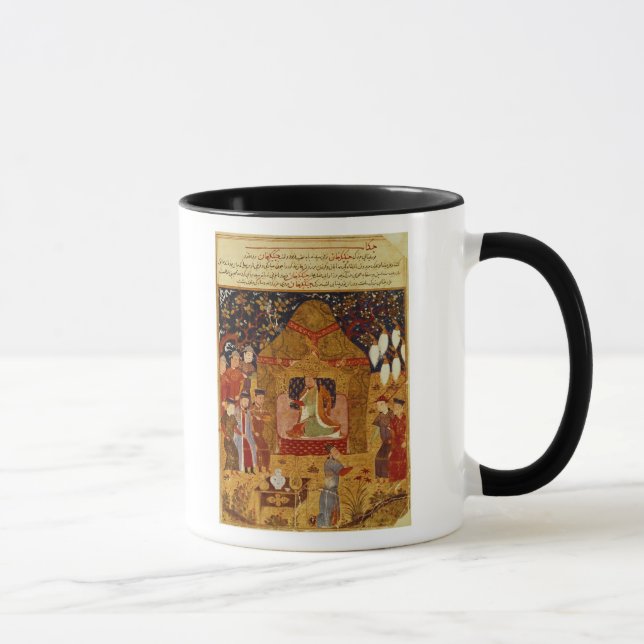 Caneca Genghis Khan em sua barraca pelo al-Ruído de (Direita)