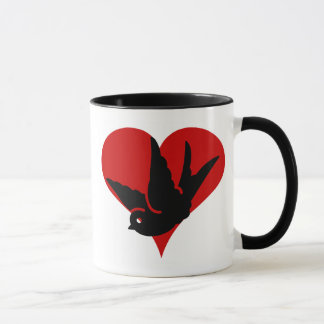 Caneca Gengibre do coração da andorinha e tónico Tatto