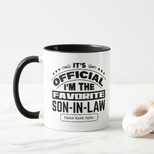 Caneca Genro Favorito Oficial Engraçado da Família