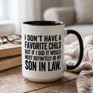 Caneca Genro Filho Favorito Engraçado