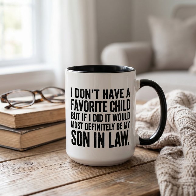 Caneca Genro Filho Favorito Engraçado (Criador carregado)