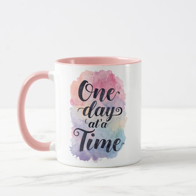 Caneca Gentle Watercolor Motivational Message (Esquerda)