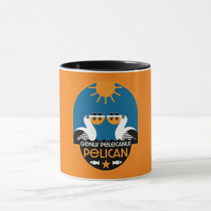 Caneca Genus Pelecanus Bird Art
