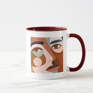 Caneca Geo Face para Cima