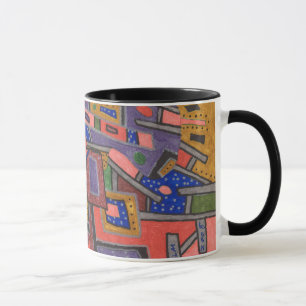 Caneca Geo Tech, Abstrato Art Mug