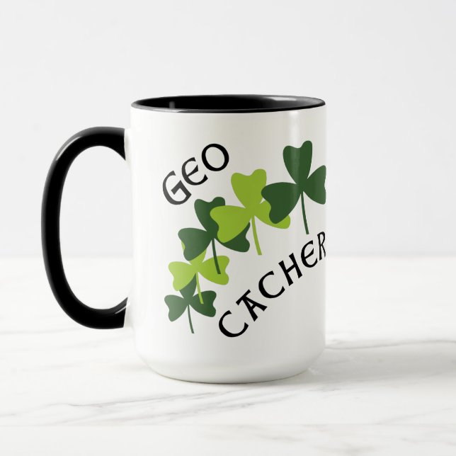 Caneca Geocacher Shamrocks (Esquerda)