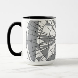 Caneca Geometric Mandala Pattern