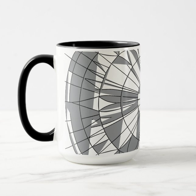 Caneca Geometric Mandala Pattern (Esquerda)