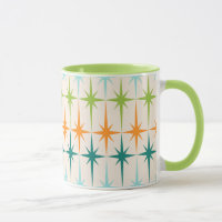 Caneca geométrica da campainha de Starbursts do