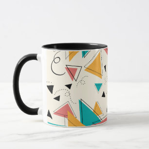 Caneca Geométrica dos Anos 90