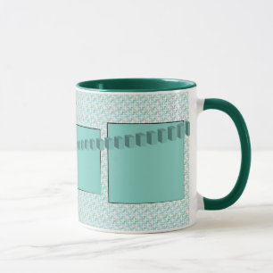 Caneca geométrica dos mares