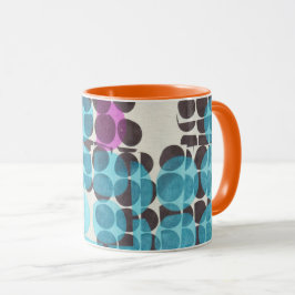 Caneca geometrisches dots muster