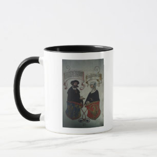 Caneca Georg Fugger sua esposa Regina Imhoff, 'Geheim
