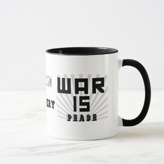 Caneca George Orwell 1984 Slogan Mug (Direita)